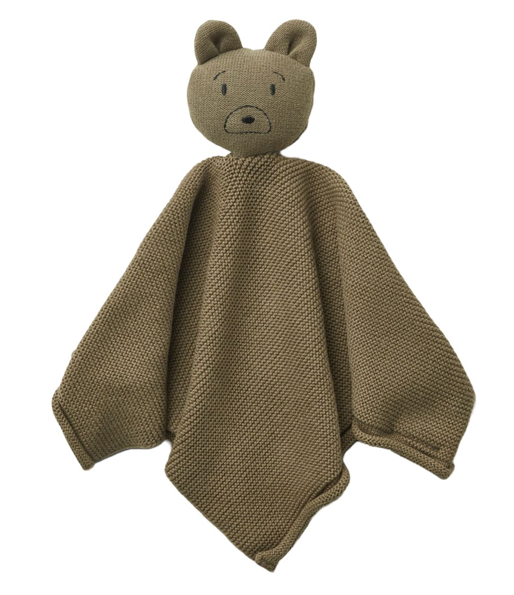 Milo Strikket Koseklut, Khaki Bjørn