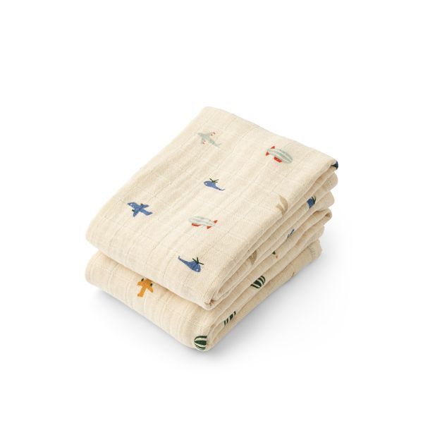 Hovedbilde Lewis Muslin Cloth 2 pk - Aviator